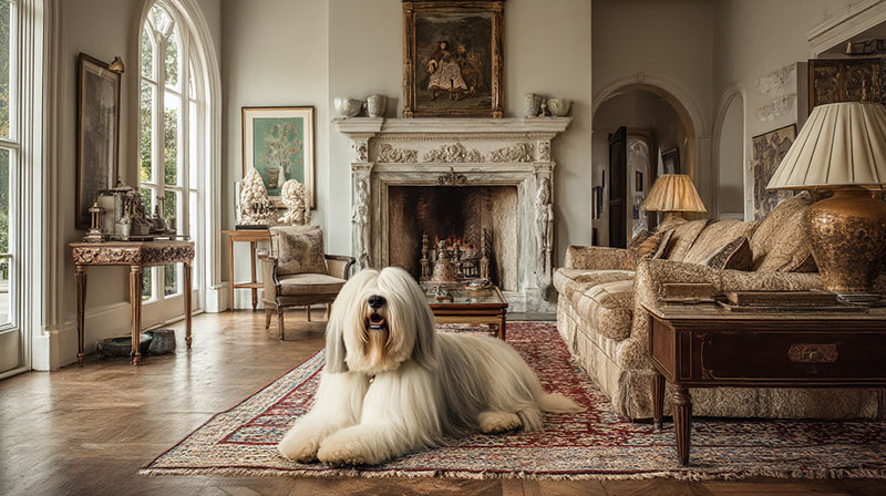 Living with an Old English Sheepdog