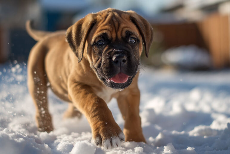 Bullmastiff puppy training