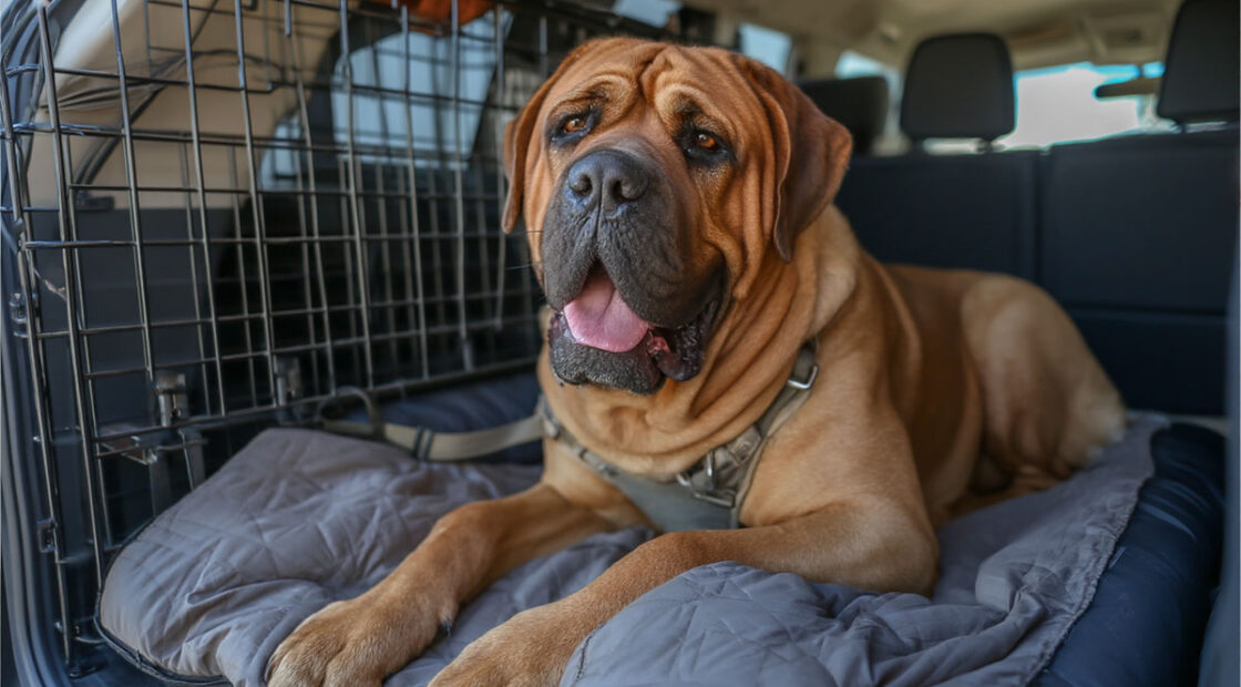 Traveling with Bullmastiff