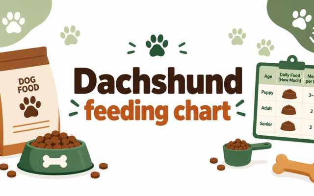 Dachshund feeding chart