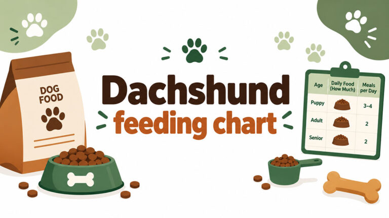 Dachshund feeding chart