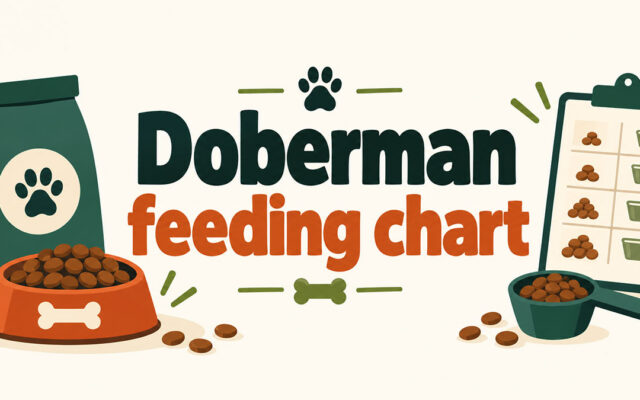 Doberman feeding chart