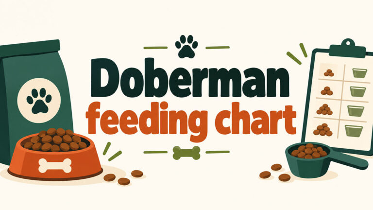 Doberman feeding chart